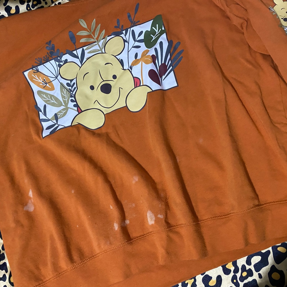 Orange Winnie the Pooh Sweatshirt